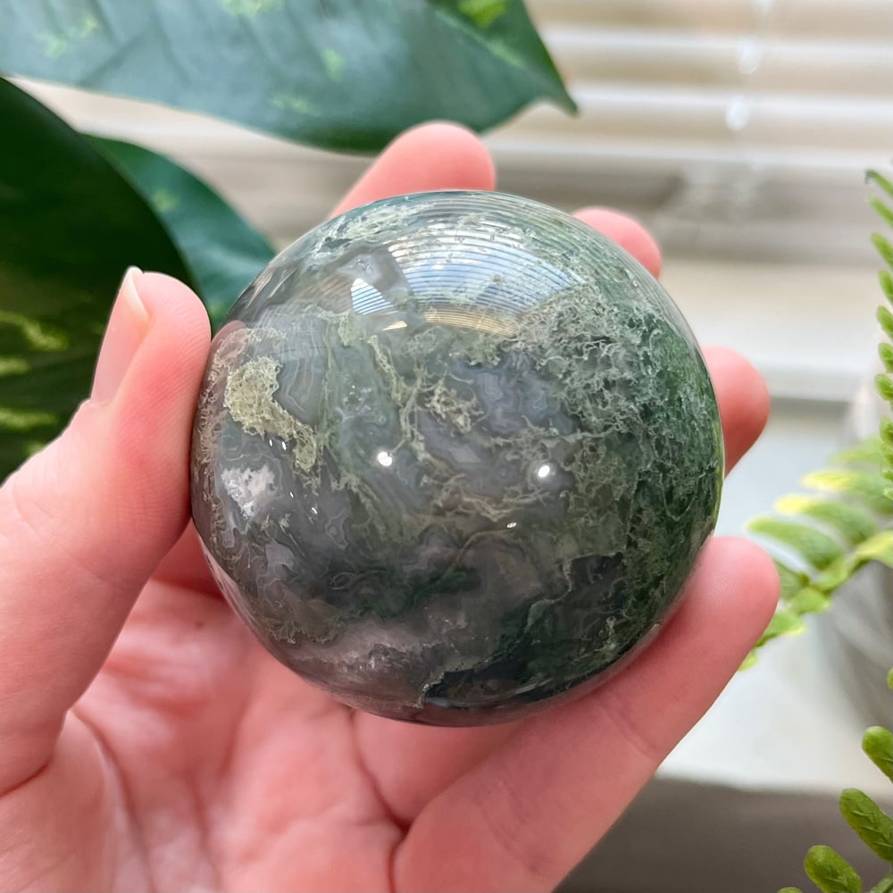 Moss Agate Sphere A