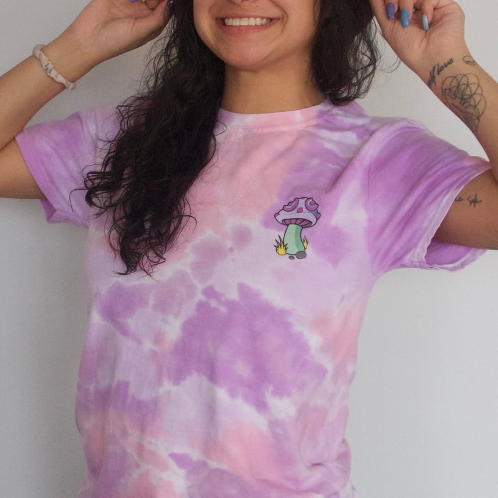 Image of LTD Earth Day Pink Tie Dye Tee