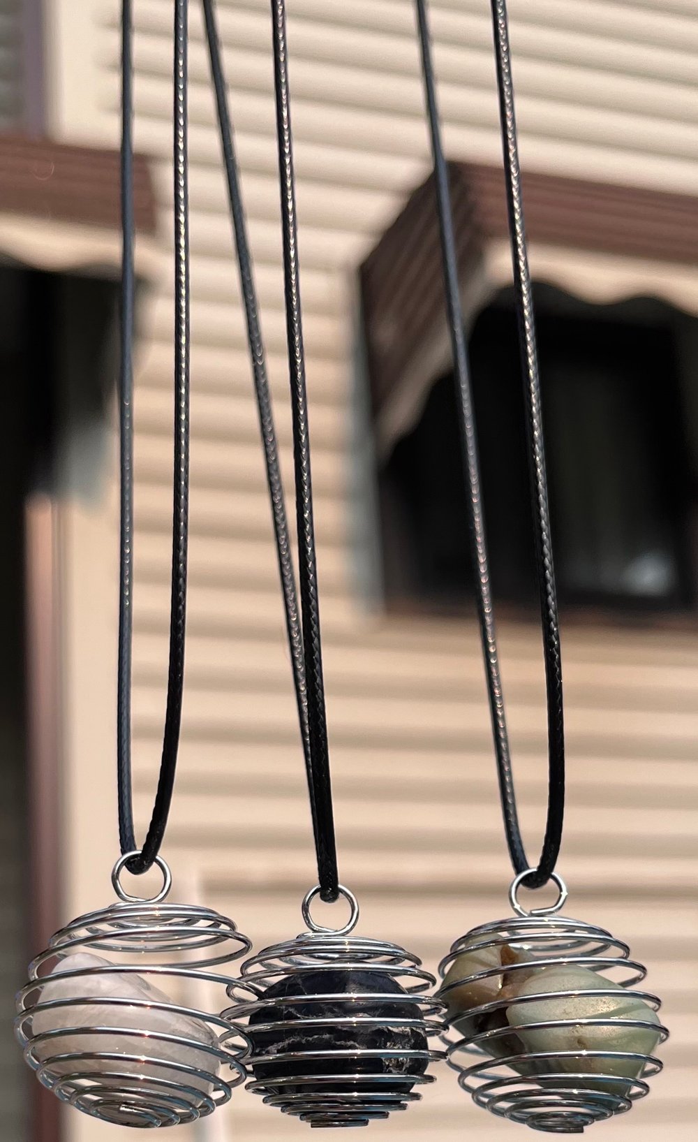 Image of Wire Cage Necklaces