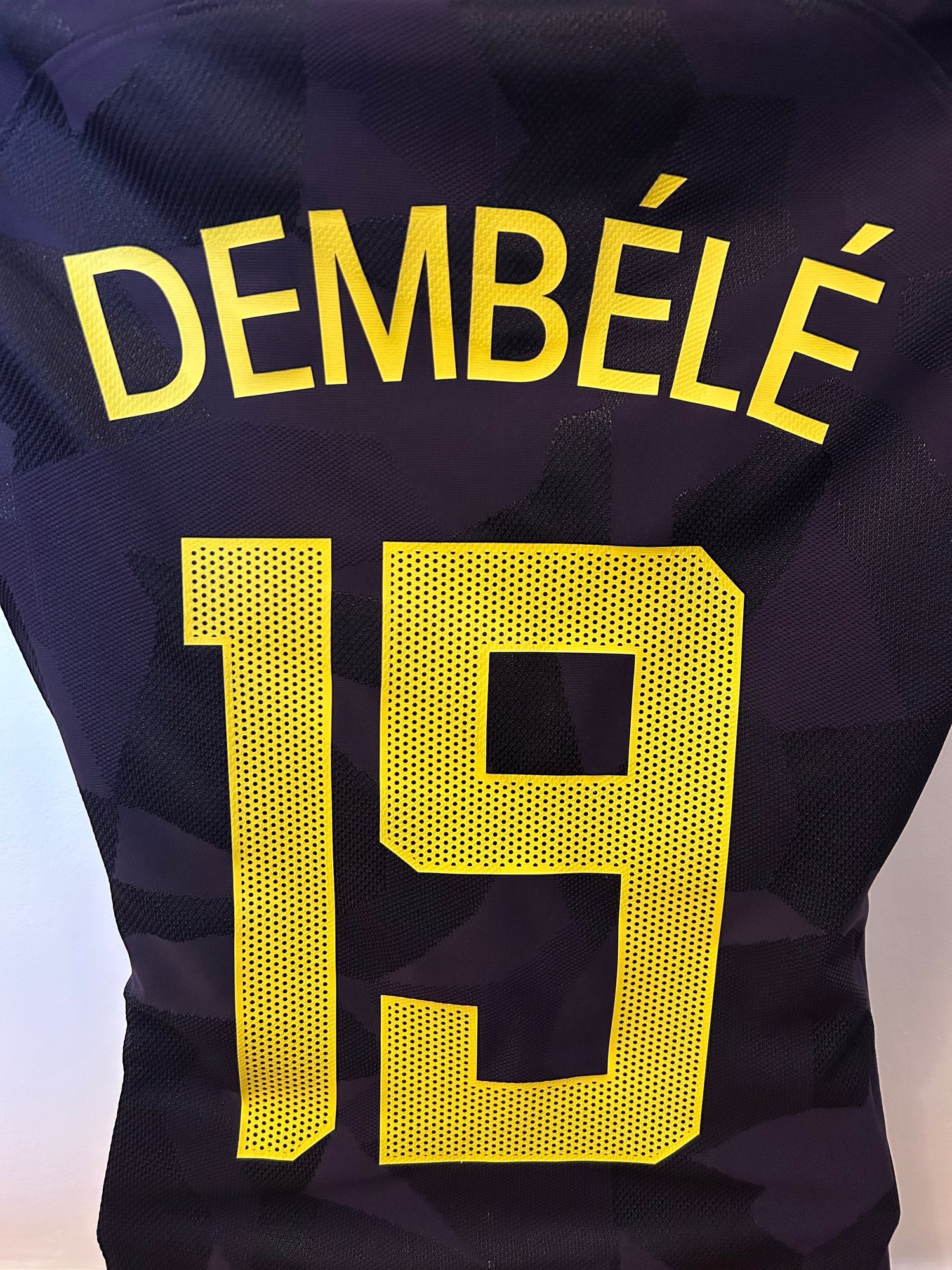 Image of Tottenham Hotspur “DEMBÉLÉ 19” Match Issued Vaporknit 2017/18 Third Shirt (S)