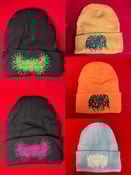 Image of Officially Licensed Gorepot Green/Hot Pink-Fatuous Rump/Gold Green/Orange Black Logo Beanies!!