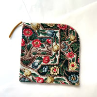 Image 1 of Tudor Rose Barkcloth Project Bag