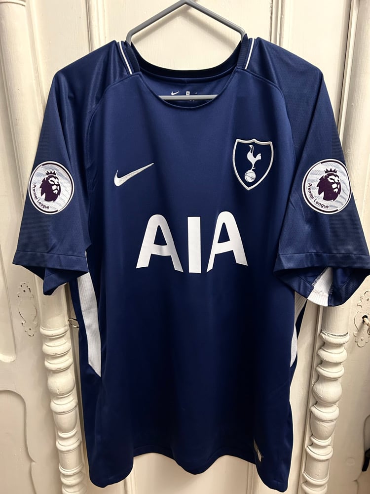 Image of Tottenham Hotspur “DEMBÉLÉ 19” 2017/18 Away Shirt + PL patches (XL)