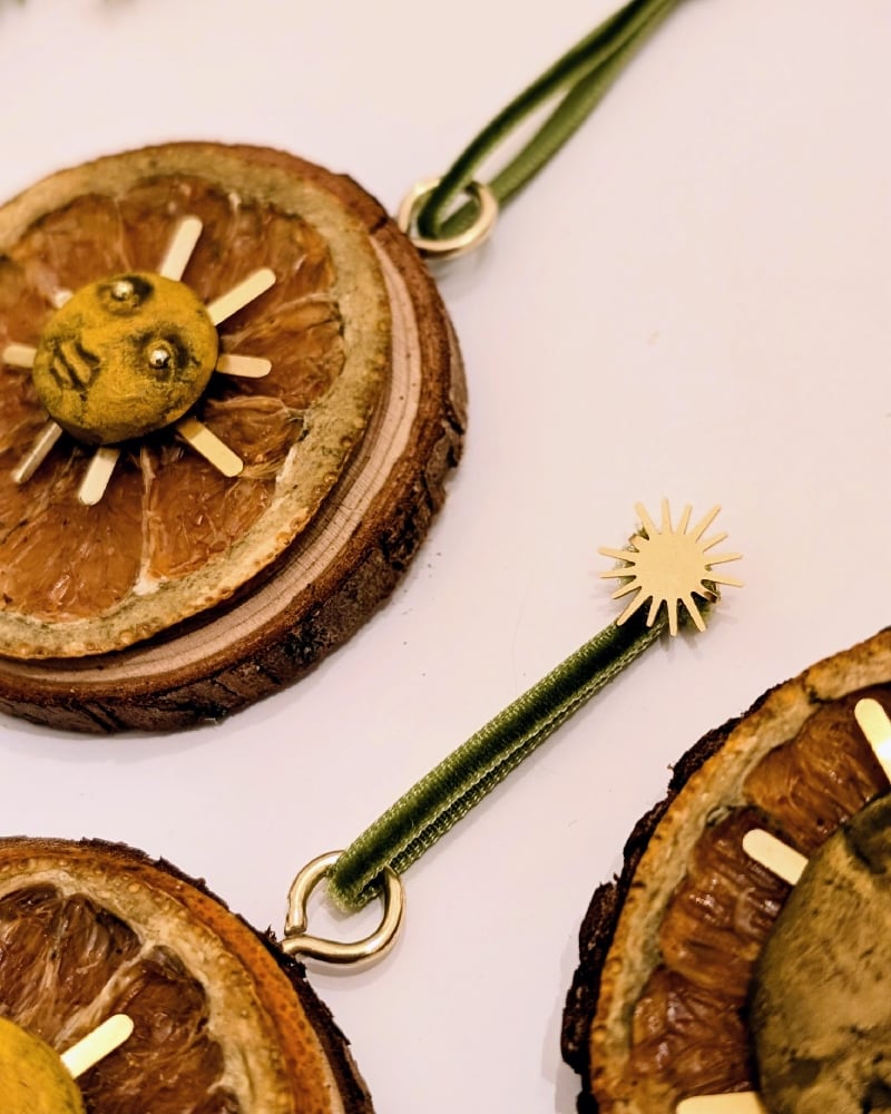 Winter Solstice Sun Charm