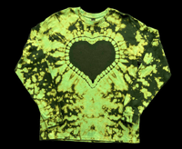 Image 1 of Medium Dark Green Heart Tee
