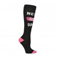 Image 1 of Pro Cure “Never Give Up” Compression Sock 