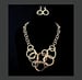 Image of Gold Multi Circle Necklace Set