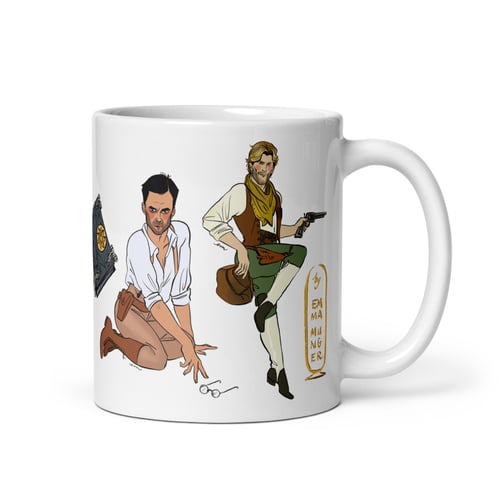 Image of The Mummy '99 Pin-ups Mug #3 ~ Collect 'Em All