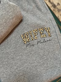 Image 5 of Wifey Sweat Pants Sets ( You choose your style) Not custom unless you add custom to your order) 