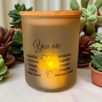 You are…candle holder/jar