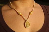 Image 1 of Yellow crystal necklace 