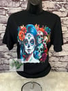 Floral Sugar Skull La Catrina Shirt