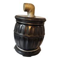 Image 6 of Black Belly Stove Ceramic Cookie Jar by Mugsroyale