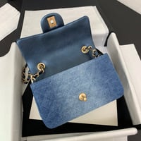 Image 8 of CC Denim Classic Flap