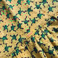 Image 3 of  Oilily Vintage Frog Cotton Dress Size 4-5 Years 110