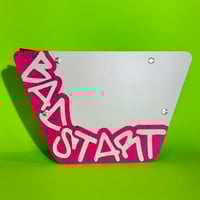 PRO PINK/BLUE BORDER PLATE