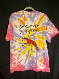 Image 1 of LARGE  Shrimply Irresistible Tie Dye Shirt