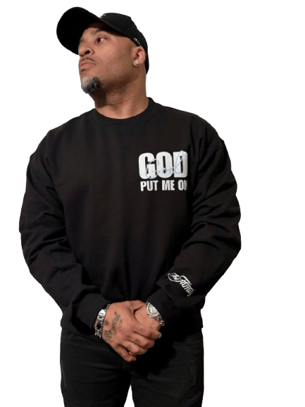 Image of Got put me on crewneck sweater 