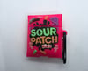 Pink Sour Patch AirPod Case