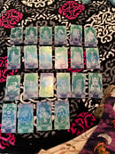 Image 2 of Resin Mermaid Tone Tarot Card Gift Set