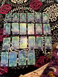 Image 2 of Resin Mermaid Tone Tarot Card Gift Set