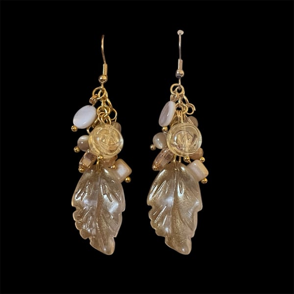 Image of Gold Fairy Dust Earrings 