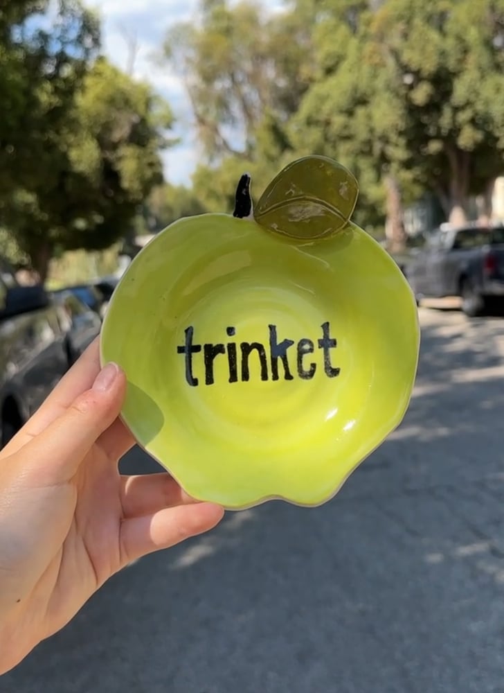 Image of Brat Trinket Apple Plate