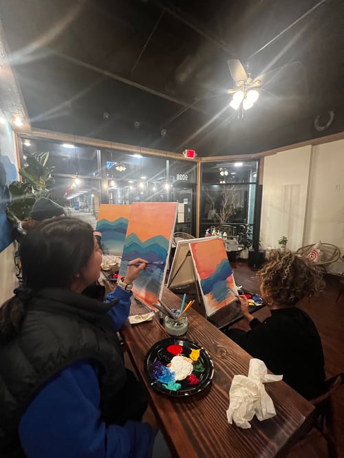 Image of March 4th Yonder Coffee PAINT & SIP night w/RO