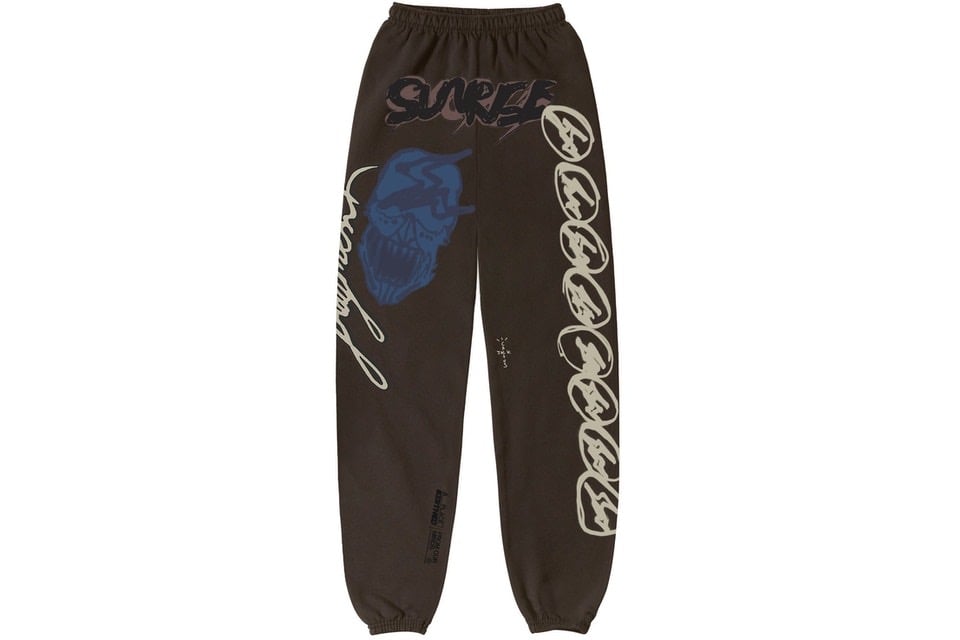 travis scott jordan cactus jack highest sweatpant brown