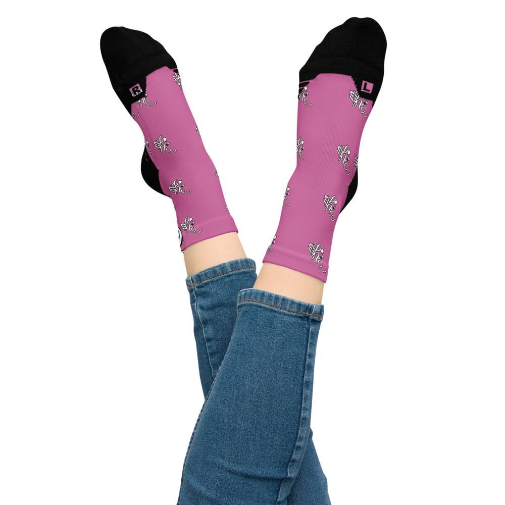 Image of YStress Exclusive Ankle socks (Neon Pink) 