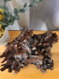 Image 5 of 6lb Rare Hematite Smoky / Rose Quartz Crystal Specimen