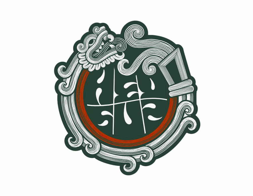 Image of Quetzalcoatl / mexico colors 