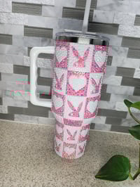 Image 1 of 40oz Rhinestone Tumbler