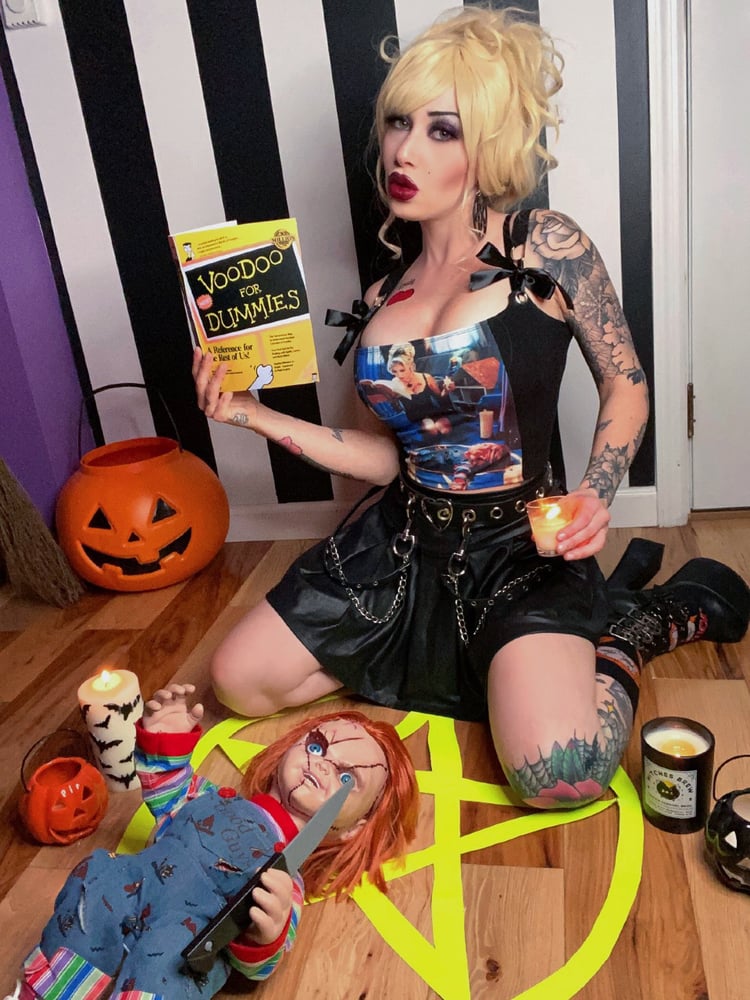 Image of Let’s summon chucky corset top 