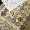 PDF 12 monthly templates for intuitive daily stitching 2023