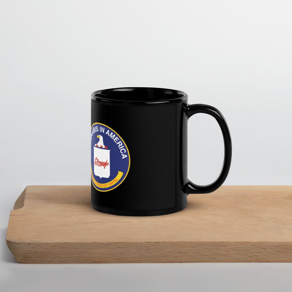 Cannabis in America Black Glossy Mug