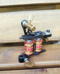 Image 3 of custom handmade liner tattoo machine oil blued