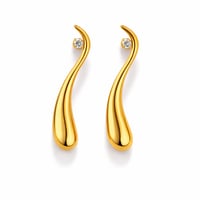 Image 1 of Molten Curve Earrings