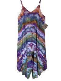 Image 6 of S Woven Wide-Leg Jumpsuit with Pockets in Earthy Agate Ice Dye