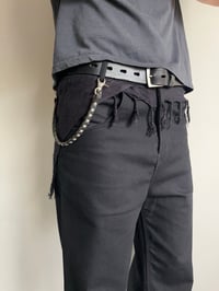 Image 2 of Hysteric Glamour Leather Studded Wallet Chain