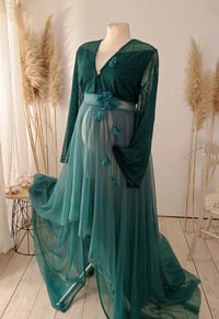 Image 5 of Maternity/non maternity dress Juliette | size S-M-L | emerald