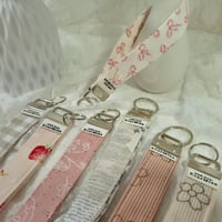 Image 3 of Fabric Wristlet Keychain