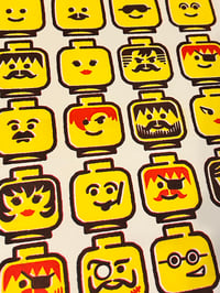 Image 2 of MINIFIG HEADS RISO PRINT