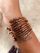 Image 1 of Thin Tuareg Adjustable Copper Bangles