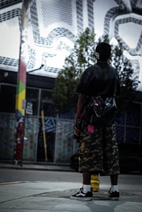 Image 4 of Rhinestone Camo Shorts