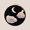 Candyfloss Clouds Embroidery Hoop