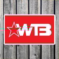 Red WTB Logo Magnet 6"