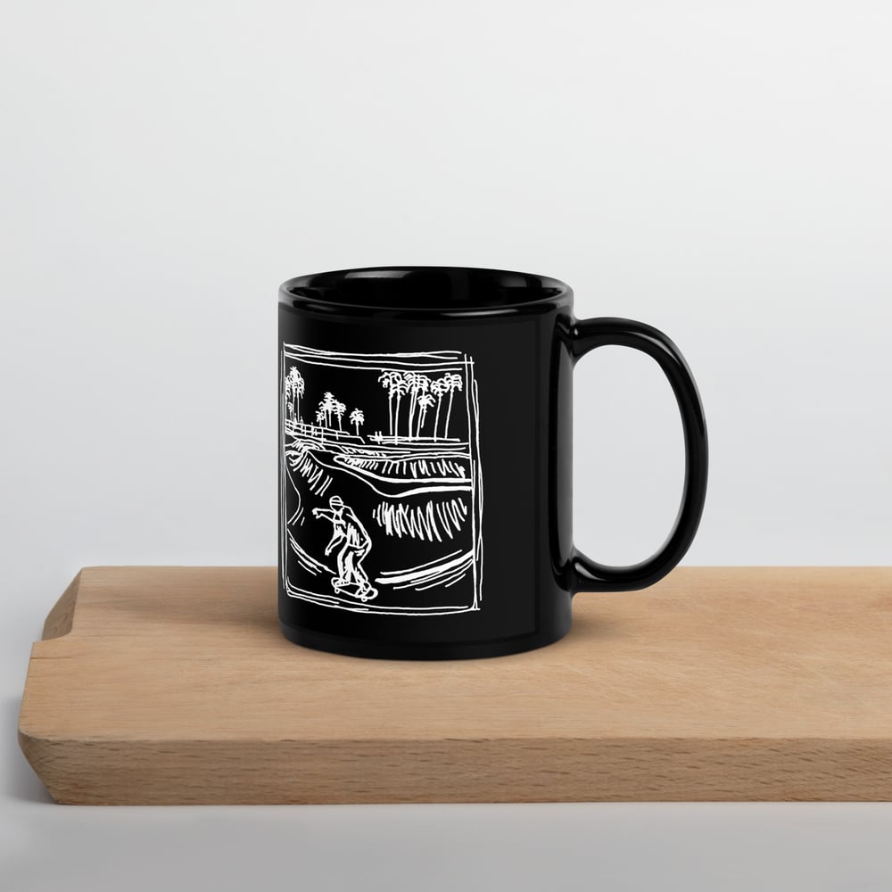 Skate Mug Black