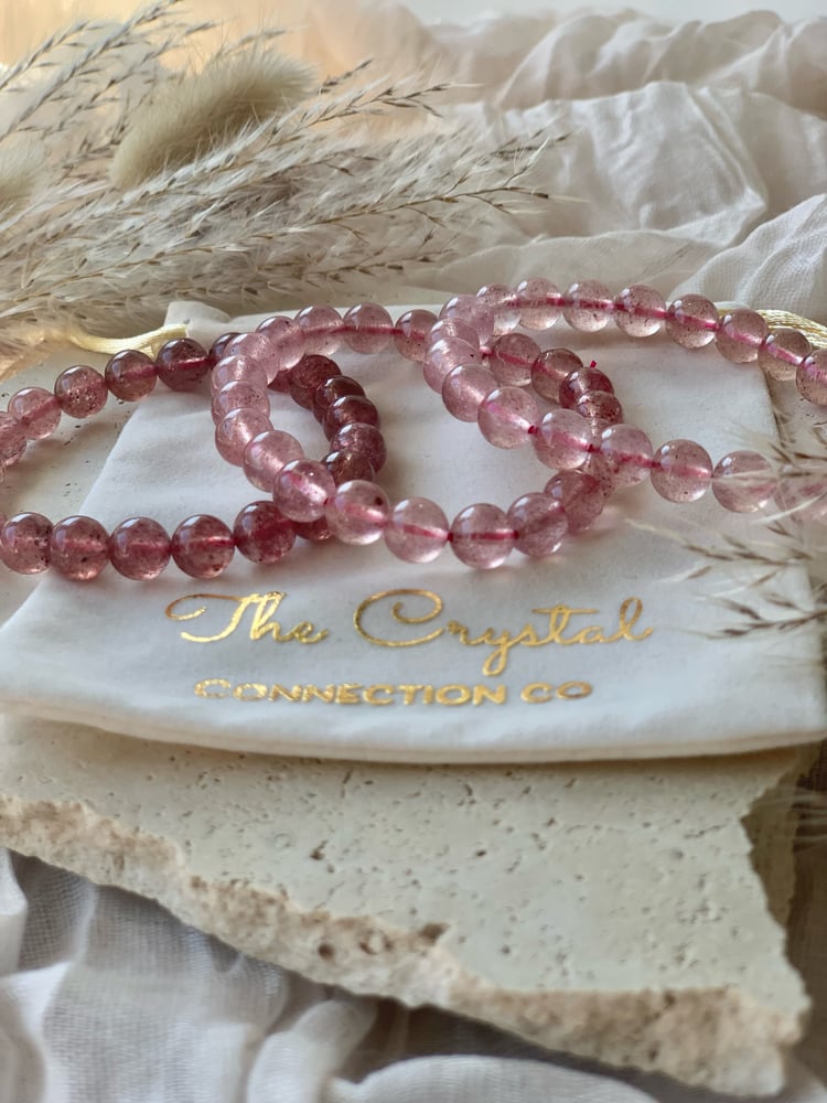 Image of Strawberry Quartz Bracelets 