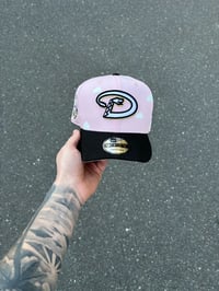 Image 1 of PARTLY CLOUDY TRI TONE ARIZONA DIAMONDBACKS CUSTOM FITTED CAP